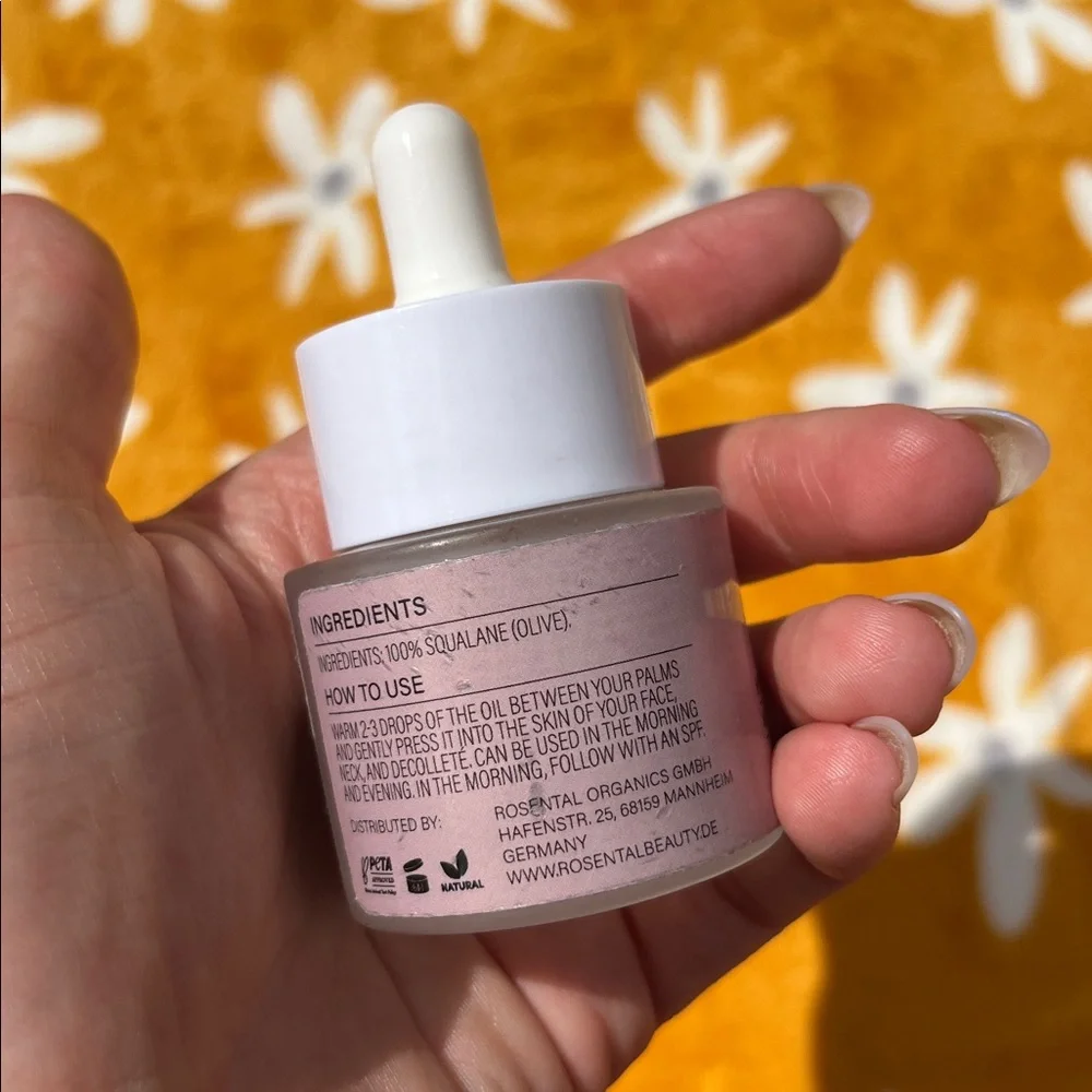 NEW ROSENTAL Organica Hydrating Oil with Pure Squalane Oil MSRP $39 Facial Oil